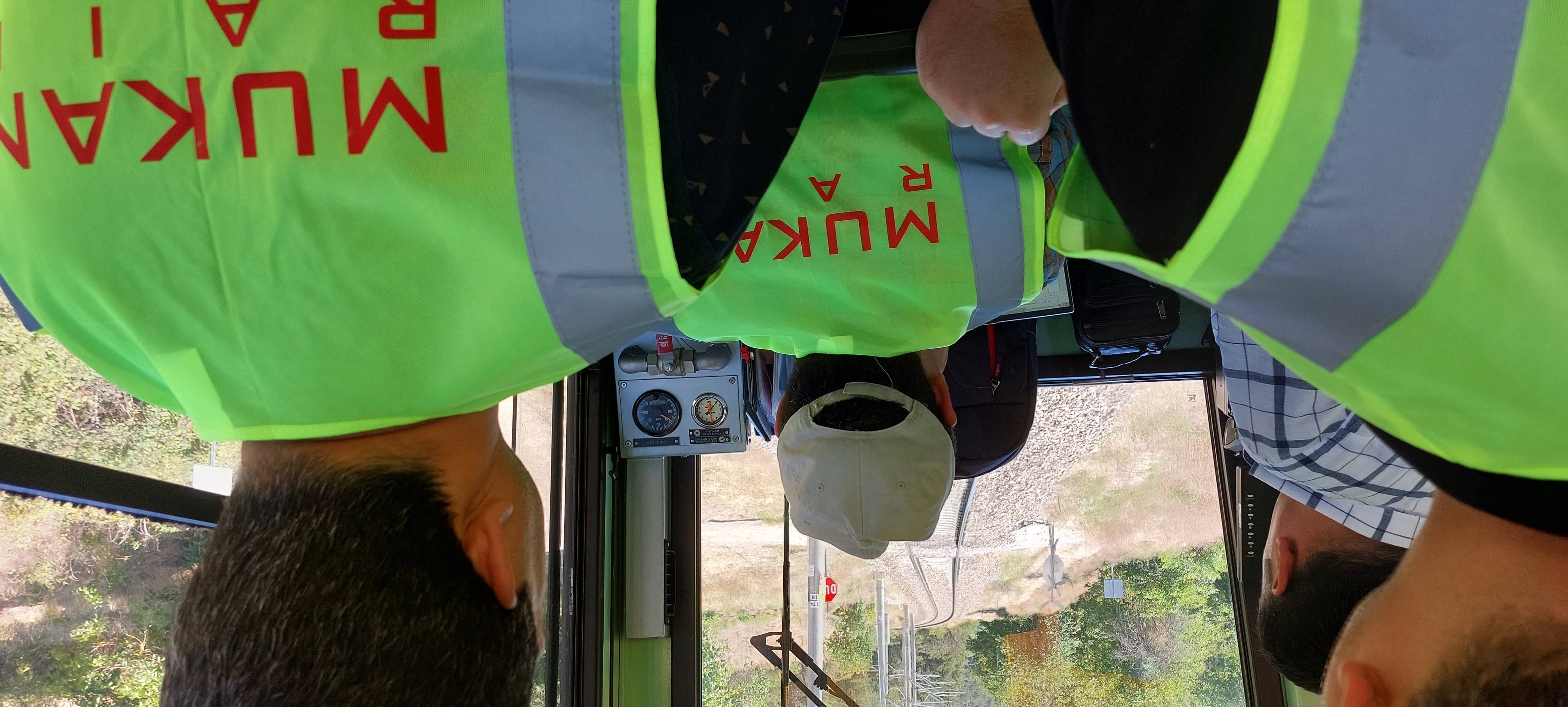 Tren içinden hat kontrolü